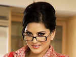 Sunny Leone wearing specs