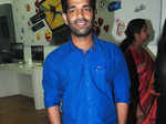 Arun Alat poses for a photo at Rakshadhikari Baiju Oppu audio launch