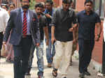 Dr Vijay Datta and Irrfan Khan arrive for Hindi Medium promotion