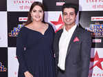 Anjali Anand and Meherzan Mazda at Star Parivaar Awards 2017
