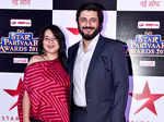 Shrishti Behl and Goldie Behl at Star Parivaar Awards 2017