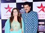 Vandana Sajnani and Rajesh Khattar at Star Parivaar Awards 2017