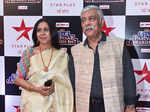 Kiran Bhargava and Abhay Bhargava at Star Parivaar Awards 2017