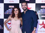 Shakti Mohan and Punit Pathak at Star Parivaar Awards 2017