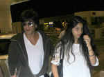 Shah Rukh Khan and Suhana at airport