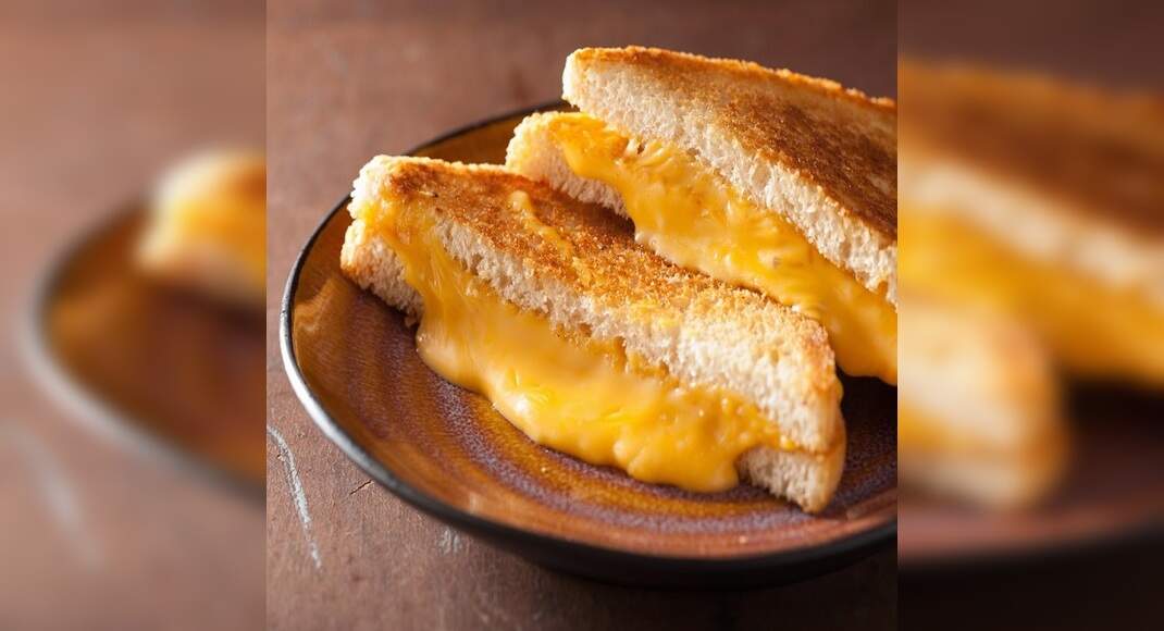 Grilled Cheese Sandwich Recipe: How to Make Grilled Cheese Sandwich Recipe | Homemade Grilled Cheese