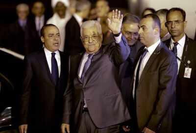 Palestine president in India ahead of Modi Israel trip