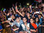 Crowd during Amway XS energy drink launch