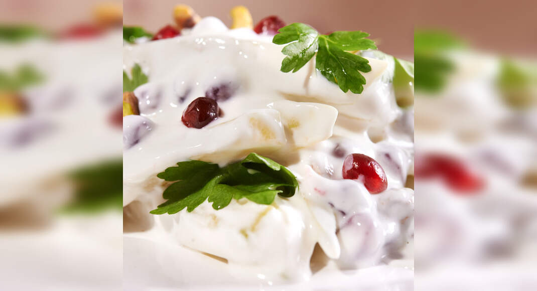 Vegetable Yogurt Salad Recipe: How to Make Vegetable Yogurt Salad Recipe | Homemade Vegetable Yogurt