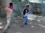 SP College students clash with police