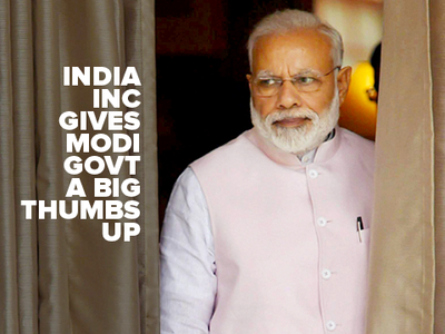 India Inc gives Modi govt a big thumbs up