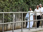 Mamata Banerjee arrives with officials
