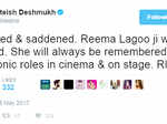 Riteish Deshmukh's tweet