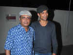Piyush Mishra and Deepak Dobriyal posing