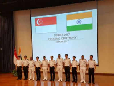 India-Singapore naval drill shouldn't hurt others: China