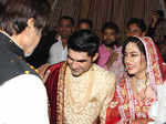 Amitabh Bachchan at Ali Khan's daughter's wedding ceremony