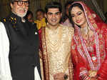 Amitabh Bachchan at Ali Khan's daughter's wedding ceremony
