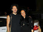 Tiger Shroff with mother at airport