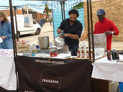 This desi helps refugees, one masala chai at a time