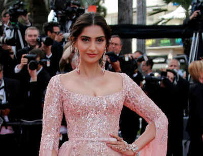 Sonam Kapoor is a vision in millennial pink gown
