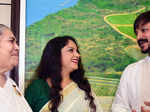 Brahma Kumari Sister Yogini, Gracy Singh and Vivek Oberoi