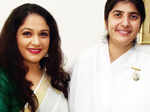 Gracy Singh with Sister Shivani