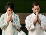 Priyanka Gandhi and Rahul Gandhi at Rajiv Gandhi's 26th death anniversary