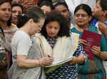 Sonia Gandhi at Vir Bhumi memorial