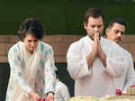 Rahul Gandhi and Priyanka pay tribute to Rajiv Gandhi