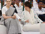 Sonia Gandhi and Priyanka Vadra at Vir Bhumi
