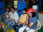 Parineeti Chopra, Akshay Kumar and Aditya Thackeray interacting with media
