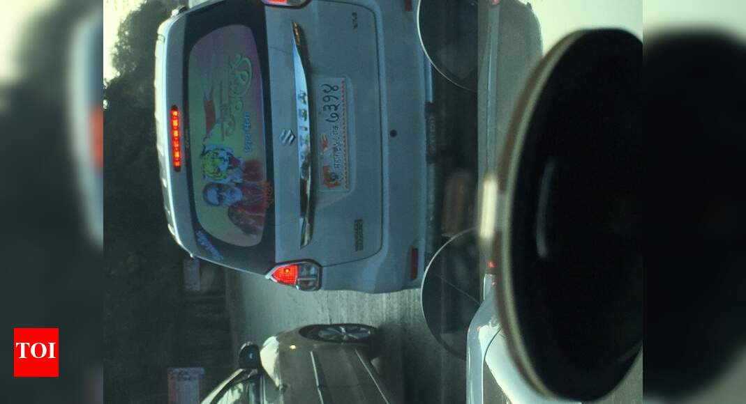 Number Plate violation Times of India