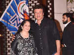 Anu Malik with wife Anju Malik attends a party to celebrate Mumbai Indians’ IPL win