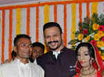 Vivek Oberoi pose with Lalita Bansi and Rahul Kumar
