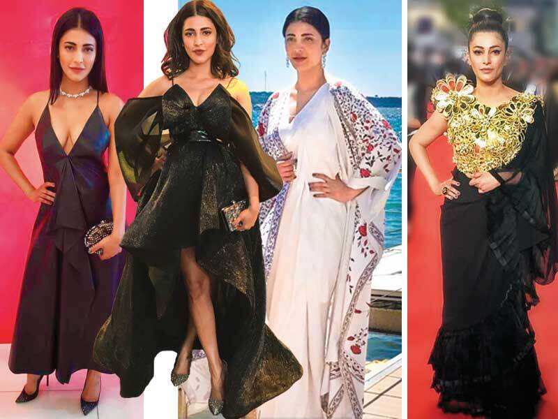 Shruti Haasan Shruti Goes Bold And Sexy On The Red Carpet Telugu Movie News Times Of India