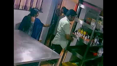 Health officials stooping to defame bakery in Kottayam caught on camera