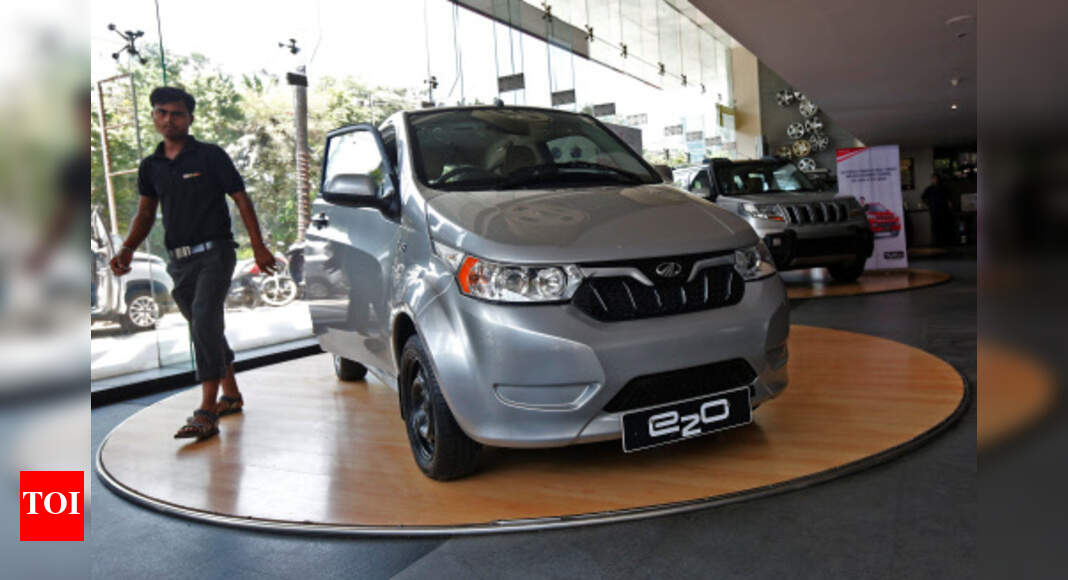 M&M unveils electric vehicle technology, product roadmap | - Times of India