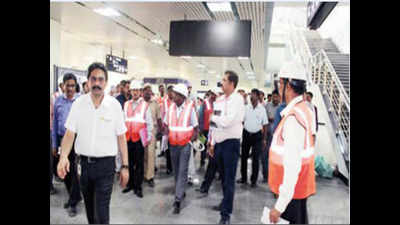 Inspection of last leg of Metro phase 1 begins