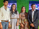 Ashish Nehra, Rushma Nehra, Fatima Ghadially and Ajit Agarkar