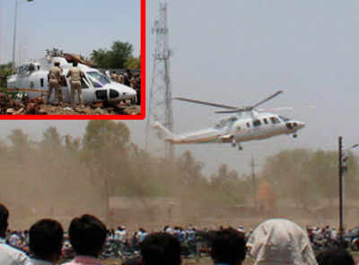 Maharashtra Chief Minister, his team, unhurt after chopper crash-lands in Latur