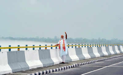 PM inaugurates India's longest Bhupen Hazarika bridge in Assam