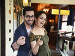 Himanshu Kohli and Zoya Afroz pose together