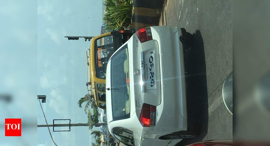 Number Plate Violation Times of India