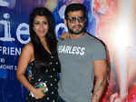 Karan Patel, Ankita Patel at Half Girlfriend's success party