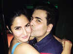 Katrina Kaif with birthday boy Karan Johar