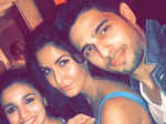 Sidharth's selfie with Alia and Katrina