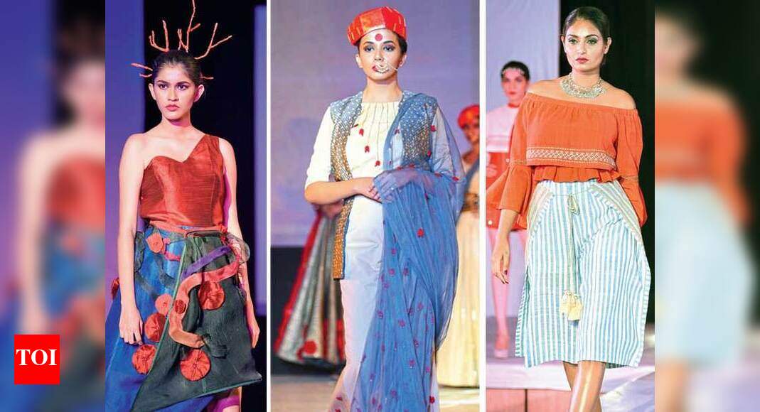 When riot of colours ruled NIFT's ramp | Hyderabad News - Times of India