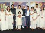 Sonali Khare, Shiamak Davar, Subodh Bhave, Hrithik Roshan,Vikram Phadnis, Mukta Barve pose at the launch