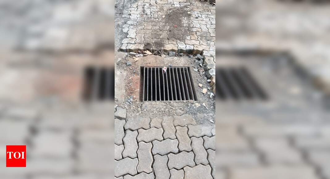 shoddy work by contractor to meet BMC deadline - Times of India