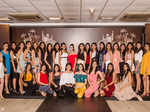 Tripti Gupta with fbb Colors Femina Miss India 2017 finalists